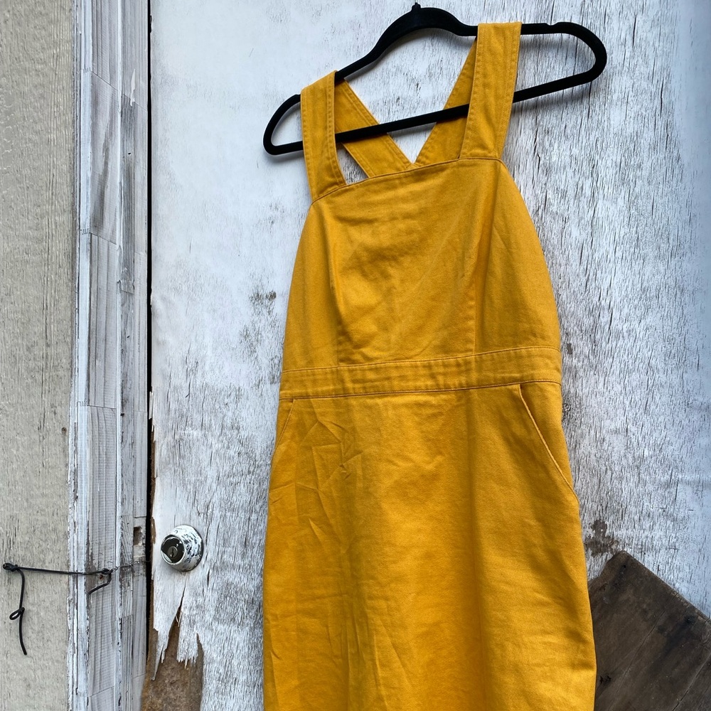 Mustard Overall Skirt